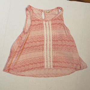 Tucker & Tate heather lace & pin tuck top